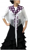 Maura Printed Shawl w/11,8'' fringe