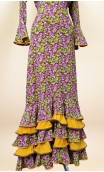 Conjunto Flamenco Falda & Blusa Mostaza