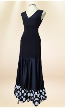 Godet Petticoat w/Printed Ruffles