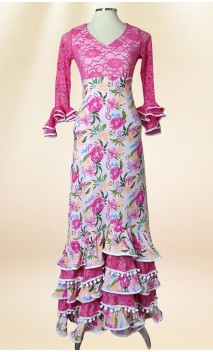 Rose Floral Skirt & Blouse Set