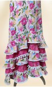 Rose Floral Skirt & Blouse Set