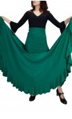 Saia Flamenca Verde Extra Godê