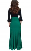 Saia Flamenca Verde Extra Godê