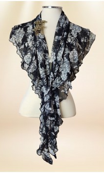 Conjunto Pañuelo de Túl y 2 Pentencillos