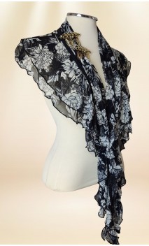 Conjunto Pañuelo de Túl y 2 Pentencillos