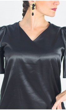 Blusa Alba de Cetim