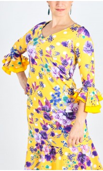 Blusa Lucy Estampada c/ Manga 3/4