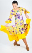 Georgia Floral Flamenco Skirt