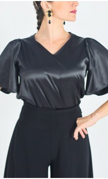Blusa Alba de Satín
