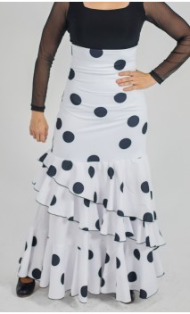 Maite Floral Flamenco Skirt