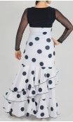 Saia Flamenca Floral Maite