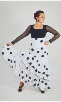 Saia Flamenca Floral Maite