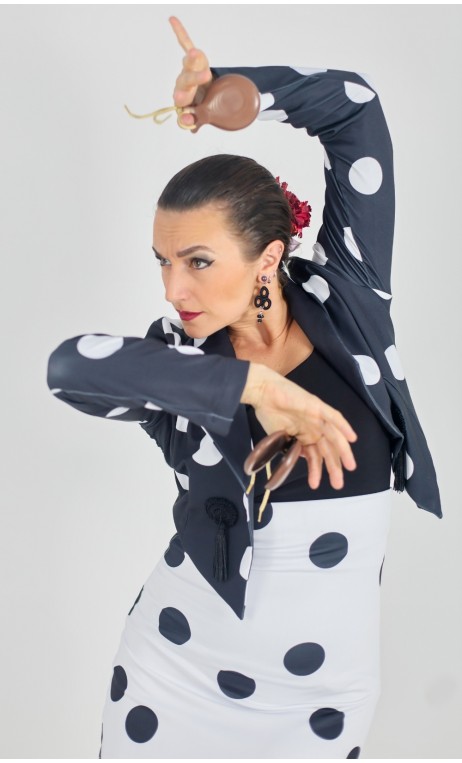 Polka-Dots Mini-Blazer