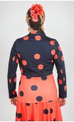 Polka-Dots Mini-Blazer