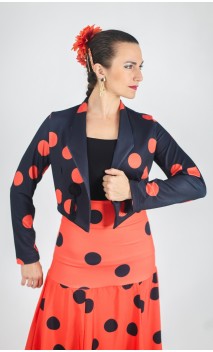 Polka-Dots Mini-Blazer