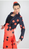 Polka-Dots Mini-Blazer
