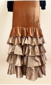 Velvet Flamenco Skirt w/ Ruffles