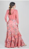 Falda Flamenco Floral Maite