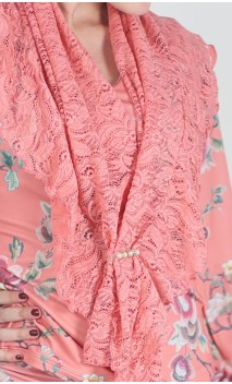 Xale de Renda c/babado