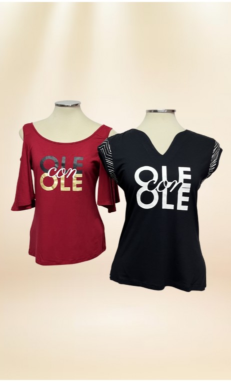 KIT 2 tops - Ole con Ole