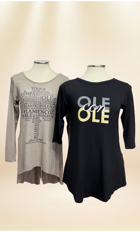 KIT 2 Blusas - Arbol Flamenco y Ole con Ole