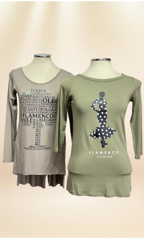 KIT 2 tops - Tree Flamenco & Bailaora