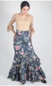 Saia Flamenca Floral Maite