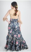 Maite Floral Flamenco Skirt