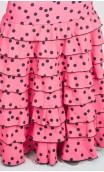Letizia Polka-Dots 8 Ruffles Flamenco Skirt