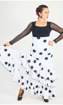 Falda Flamenco Maite Lunares