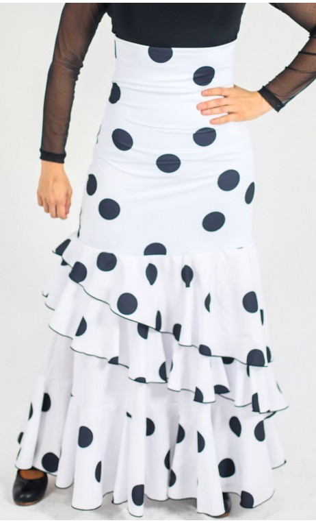 Maite Floral Flamenco Skirt