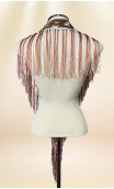 Flamenco Shawl w/Fringe, Earings & Flower for hair Set