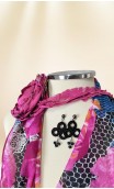 Scarf, Earrings & Flower for Hair Set