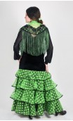 Consuelo Flamenco Skirt 4 Polka-dots Tulle Ruffles