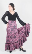 Manilla Floral Flamenco Skirt