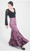 Manilla Floral Flamenco Skirt