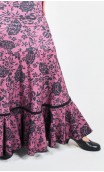 Manilla Floral Flamenco Skirt