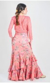 Falda Flamenco Floral Maite