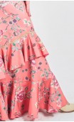 Saia Flamenca Floral Maite