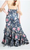 Saia Flamenca Floral Maite