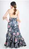 Saia Flamenca Floral Maite