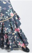 Saia Flamenca Floral Maite