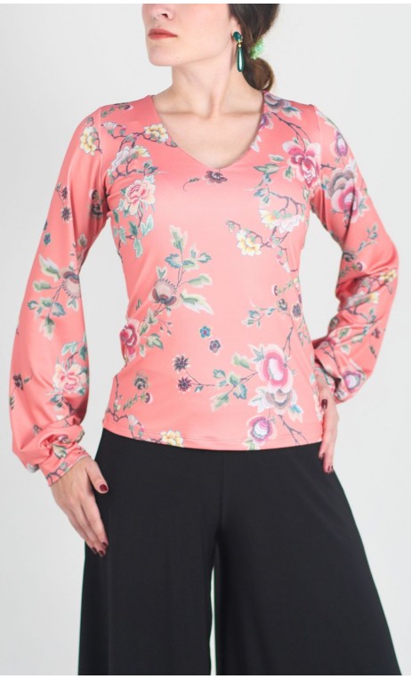 Blusa Luna con Flores