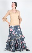 Blusa Lucy Rendada c/ Manga 3/4