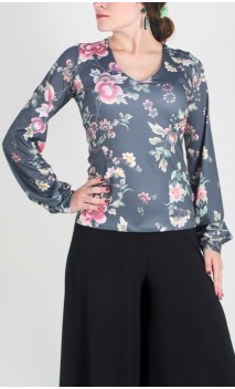 Blusa Luna con Flores
