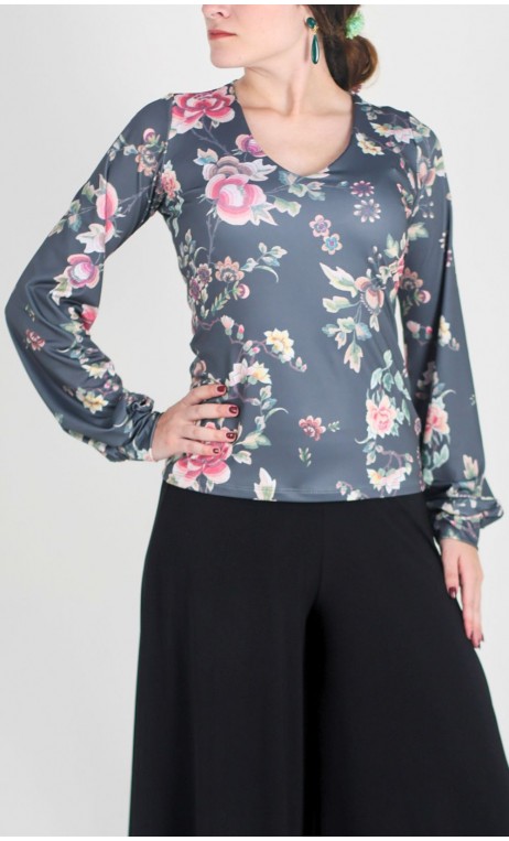 Blusa Luna con Flores