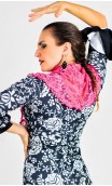Lace Scarf w/Ruffle