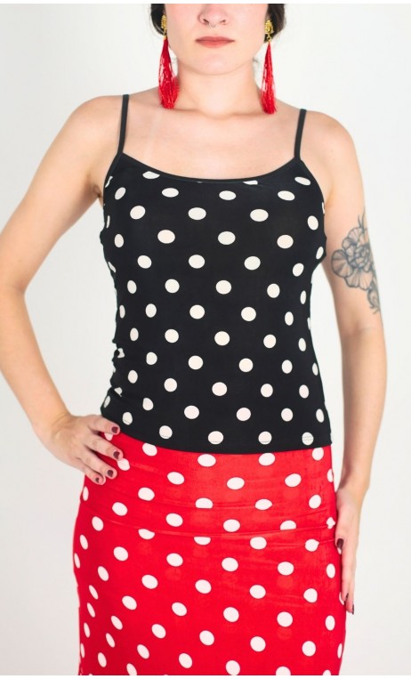 Printed Strap Top