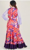 Georgia Floral Flamenco Skirt