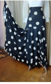 Saia Flamenca Pilar 2 Babados Estampada